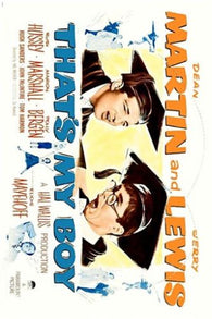 DEAN MARTIN JERRY LEWIS that's my boy VINTAGE movie poster PRIZED new 24X36