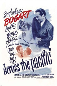 ACROSS THE PACIFIC movie poster 1942 HUMPHREY BOGART international 24X36 NEW
