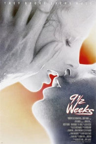 steamy movie poster 9 1/2 WEEKS 1986 kim bassinger mickey rourke 24X36 HOT