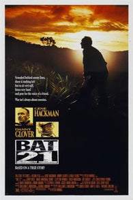 vietnam war saga BAT 21 movie poster 1987 GENE HACKMAN DANNY GLOVER 24X36