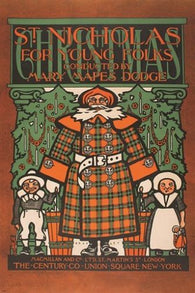 ST NICHOLAS for young folks WILLIAM HENRY BRADLEY vintage ad poster 24X36