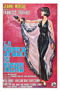 TRUFFAUT'S LA SPOSA IN NERO movie poster jeanne MOREAU style DRAMA 24X36