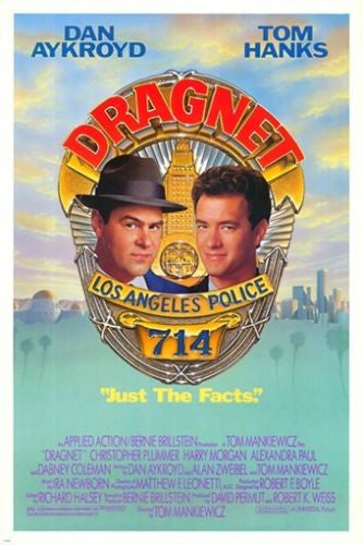 DAN AYKROYD tom hanks DRAGNET movie poster COPS COMEDY 24X36 los angeles