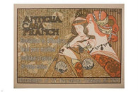 antigue casa franch ORNATE LOVELY vintage art poster ALEX de RIQUER 24X36