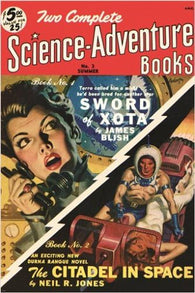 science-adventure books VINTAGE COMIC COVER POSTER futuristic drama 24X36