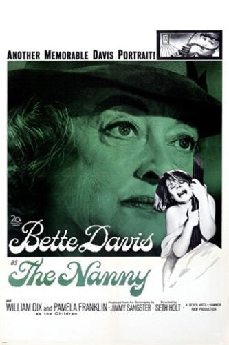 THE NANNY vintage movie poster BETTE DAVIS spooky UNUSUAL classic 24X36 NEW