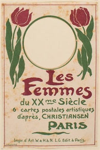 LES FEMMES of the 20th CENTURY vintage ad poster CHRISTIANSEN paris 24X36