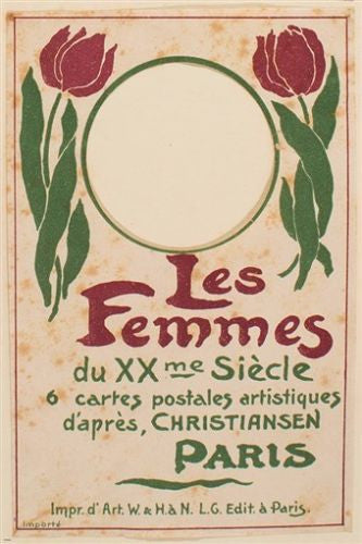 LES FEMMES of the 20th CENTURY vintage ad poster CHRISTIANSEN paris 24X36