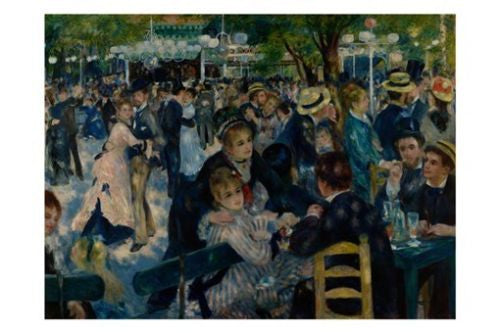 Renoir LE MOULIN DE LA GALETTE fine art print poster 24X36 impressionist