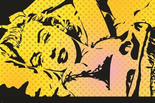 MARILYN pop art poster FAMOUS MOVIE STAR sex symbol HOLLYWOOD LEGEND 24X36