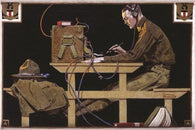 NORMAN ROCKWELL u.s. army teaches a trade VINTAGE ART POSTER 24X36 historic