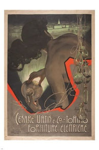 cesare urtis e co VINTAGE ART POSTER adolf hohenstein CLASSIC FORM 24X36 new