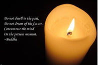 candle flame with quote from Buddha INSPIRATIONAL POSTER 24X36 wisdom TRUTH
