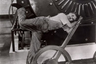 MODERN TIMES charlie CHAPLIN movie POSTER laughing FUNNY POSE 24X36