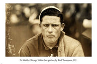 ed walsh CHICAGO WHITE SOX PITCHER vintage 1911 poster 24X36 Paul Thompson