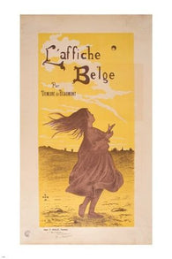 L'AFFICHE BELGE vintage ad poster ALEXANDRE DEMEURE de beaumont UNIQUE 24X36
