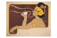 THE RAJAH indian king HENRI MEUNIER vintage art poster EXOTIC REGAL 24X36