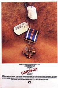 CATCH 22 vintage MOVIE POSTER black comedy BUCK HENRY ALAN ARKIN 24X36 new