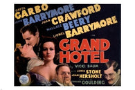 grand hotel movie poster w/GARBO & BARRYMORE edmund GOULDING 1932 24x36 new