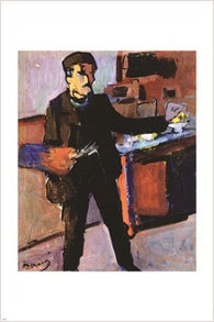 ANDRE DERAIN self portrait in studio VINTAGE ART POSTER new realism 24X36