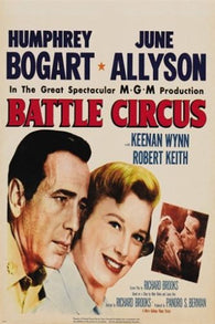 BATTLE CIRCUS vintage war movie poster JUNE ALLYSON HUMPHREY BOGART 24X36