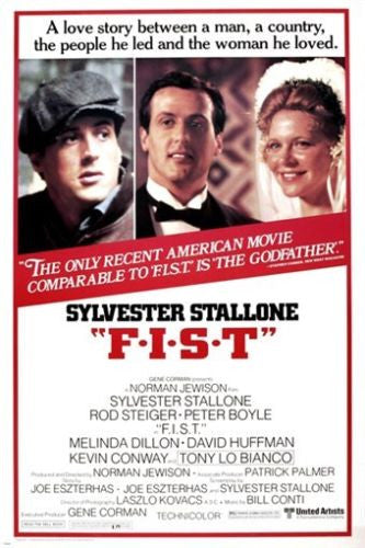sylvester stallone FIST movie poster 1978 LABOR UNION UPRISING romance 24X36