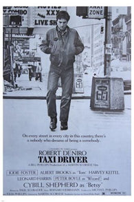 classic TAXI DRIVER movie poster ROBERT DENIRO JODIE FOSTER NYC TALE 24X36