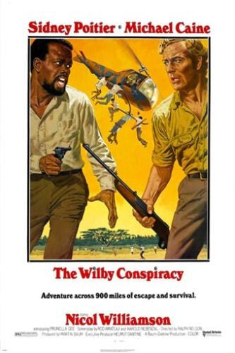SIDNEY POITIER MICHAEL CAINE the wilby conspiracy CLASSIC movie poster 24X36