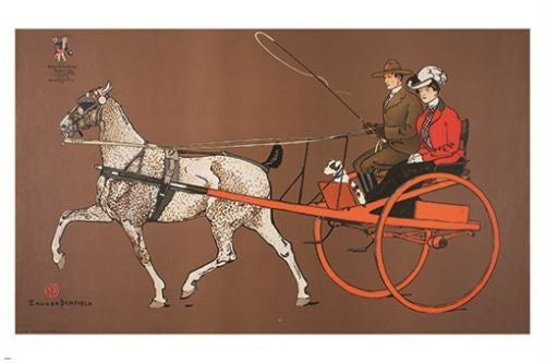 HELLER & BACHRACH edward penfield VINTAGE AD POSTER old fashioned 24X36 HOT