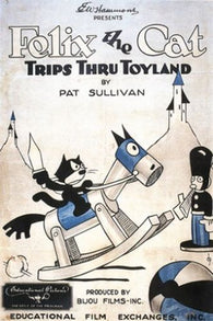 otto MESMER'S felix the CAT trips thru TOYLAND movie poster CARTOON 1925 24X36