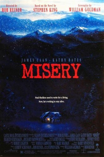 misery CATHY BATES classic movie poster JAMES CAAN prized unique 24X36 HOT