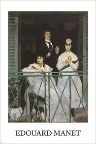 EDOUARD MANET the balcony VINTAGE PAINTING art poster IMPRESSIONIST 24X36