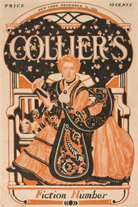 fiction number COLLIER'S MAGAZINE COVER vintage poster FX LEYENDECKER 24X36