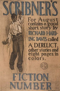 august SCRIBNER'S vintage MAG COVER POSTER walter appleton clark RARE 24X36