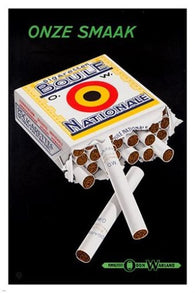 ONZE SMAAK national cigarette VINTAGE ad poster SMOKING tobacco 24X36 RARE