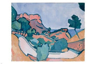 ROAD IN THE MOUNTAINS FINE ART POSTER andre derain 24X36 classicism rare