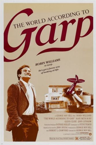 ROBIN WILLIAMS the WORLD according to GARP movie poster 24X36 GLENN CLOSE