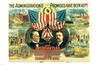 the administration's promises have been kept VINTAGE POSTER USA 1900 24X36