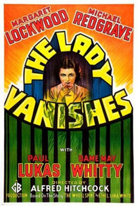 ALFRED HITCHCOCK'S the lady vanishes VINTAGE movie poster 24X36 MYSTERY new