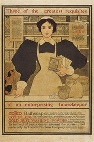 MAXFIELD PARRISH copco bathsoap VINTAGE AD POSTER collectors rare 24X36 NEW