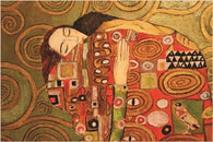 SPELNIENIE gustav klimt FAMOUS CLASSIC PAINTING art poster ART NOVEAU 24X36