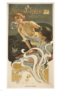 CHIOZZA E TURCHI by ADOLPH HOHENSTEIN collectors vintage ad poster 24X36 HOT