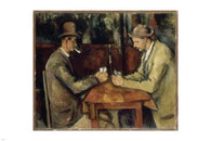 Impressionist Paul Cezanne's Painting THE CARD PLAYERS Poster 24X36 PRIZED