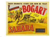 SAHARA 1943 movie poster HUMPHREY BOGART 24X36 action WWII ADVENTURE rare!