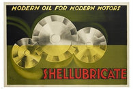 MODERN oil for MODERN motors 1925 vintage AD POSTER retro car care 24X36