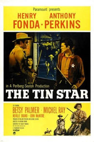 THE TIN STAR classic movie poster HENRY FONDA ANTHONY PERKINS western 24X36