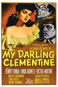 JOHN FORD'S my darling clementine CLASSIC MOVIE POSTER henry FONDA 24X36 hot