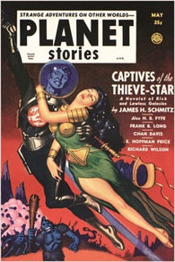 vintage comic book cover poster PLANET STORIES sexy OUTER SPACE STORY 24X36