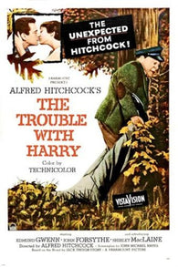 alfred hitchcock's THE TROUBLE WITH HARRY 1955 movie poster OFFBEAT 24X36