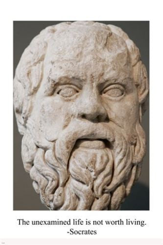 SOCRATES Inspirational Quote about life Poster 24X36 wisdom TRUTH
